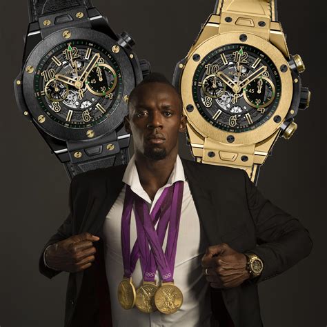 hublot usain bolt replica|Hublot goes for gold with its new Big Bang chronograph.